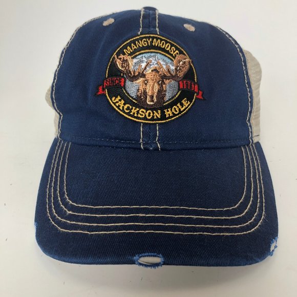 Ace Other - Ace MANGY MOOSE Jackson Hole Distressed Golf Hat